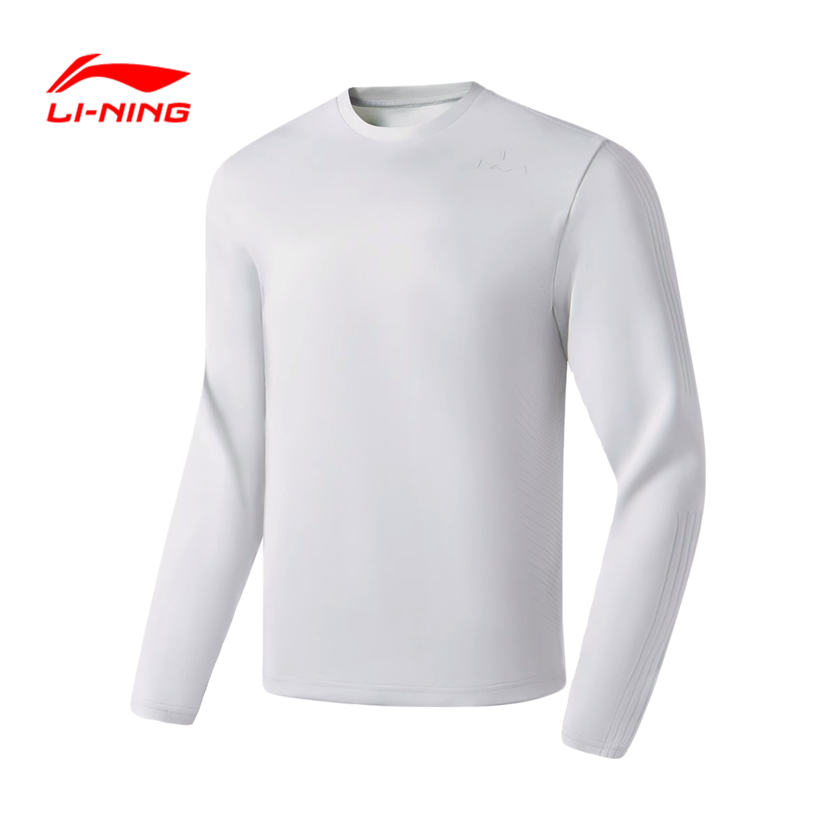 李宁男款圆领卫衣套头衫