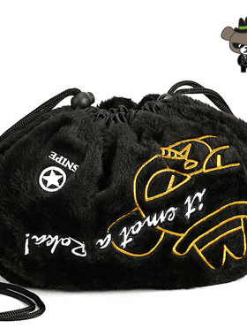 日本大阪熊SNIPE高尔夫铁杆套整组铁杆套子SP616CC毛绒个性杆头套