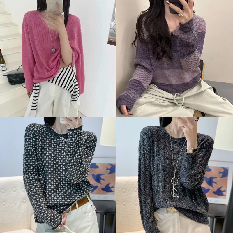 【101-150】按编码下单 早秋冬新款针织衫毛衣女