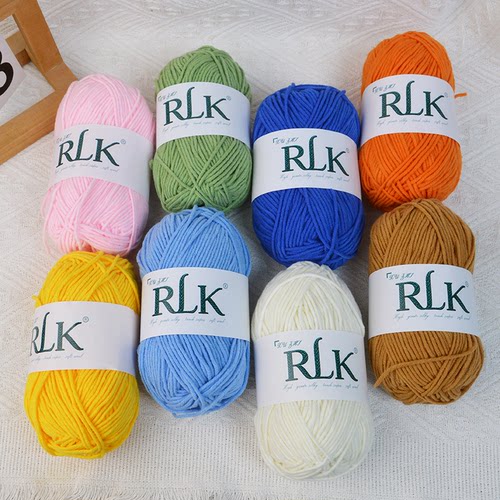 rlk5股亲肤宝宝棉线中粗精梳棉