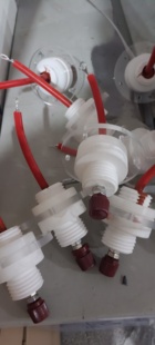 冲击机净化器淋膜机片材电晕机配件优质耐高温陶瓷绝缘接头加厚