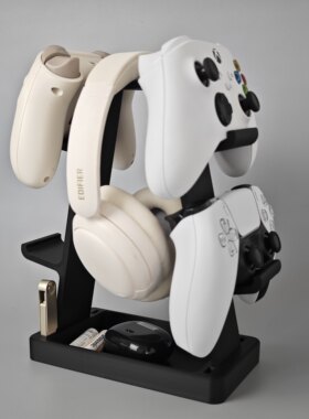 xbox飞智ps5北通小鸡通用4手柄游戏手柄手机耳机收纳整理支架