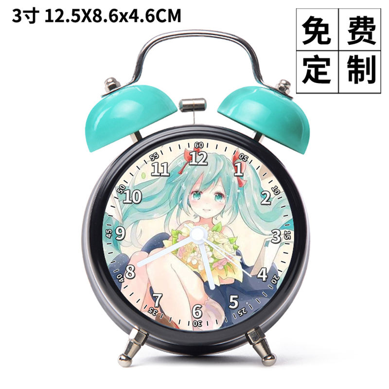 X款27 初音未来深海少女闹钟女孩女生生日礼物礼品惊喜儿童卧室起