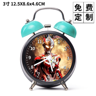 X款31艾克斯奥特曼闹钟玩具儿童男孩指针时钟益智女孩喜欢生日礼