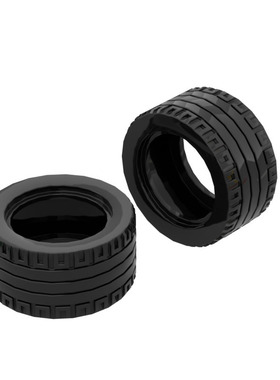 适用乐高44309+56145国产科技积木零配散件4184286 43*22mm车轮胎