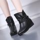 马丁靴女靴子2025年内增高短靴冬季 子春秋单靴 加绒平底女士妈妈鞋