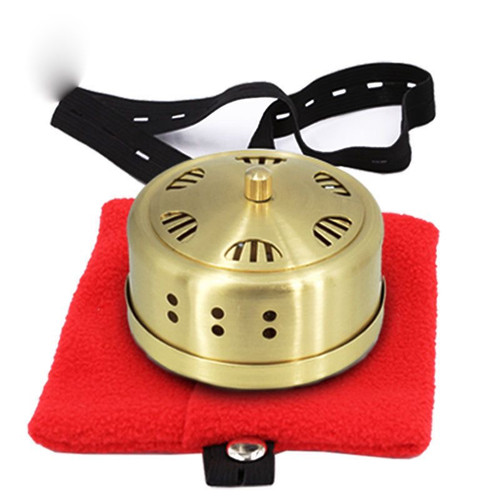 艾灸盒随身灸家用熏蒸仪铜制纯铜无烟包罐器具宫寒妇科腹部全身