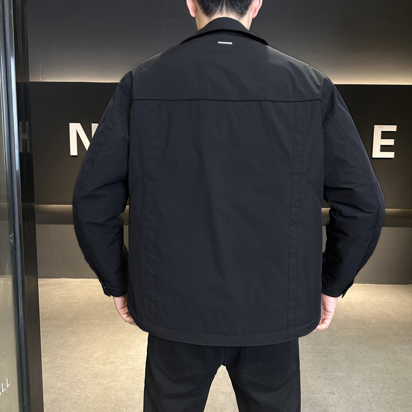 标轻薄羽绒服男休闲风冬季潮流翻领短款外套男士夹克Y176-P170,男装夹克,电商A239