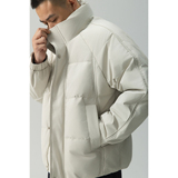 冬季店主风新款立领标羽绒服男短款保暖羽绒外套YR25101-P198，男装羽绒服，电商A239