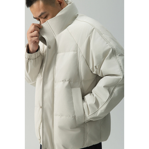 冬季店主风新款立领标羽绒服男 短款保暖羽绒外套YR25101-P198图片
