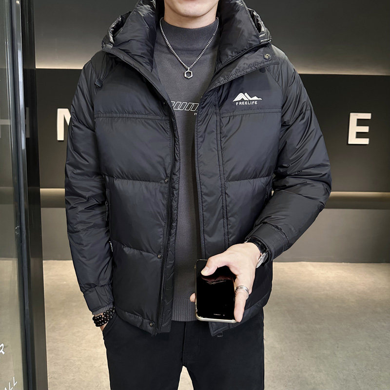 冬季店主风新款连帽羽绒服男短款保暖羽绒外套Y5531-P165,男装羽绒服,电商A239