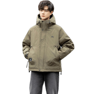 冬季新款工装羽绒服男 短款保暖羽绒外套Y2560-P235图片