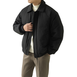 老钱风标翻领羽绒服夹克外套男潮流百搭冬季上衣外套Y5535-P195，男装夹克，电商A239