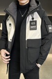 冬季店主风新款工装羽绒服男中长款冲锋衣保暖羽绒外套Y3611-P245，男装夹克，电商A239