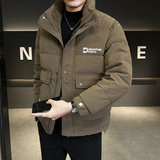 冬季店主新款立领羽绒服男短款外衣保暖羽绒外套Y8673-P195，男装羽绒服，电商A239