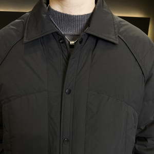 标轻薄羽绒服男冬季潮流翻领短款外套男士夹克Y9903-P170图片