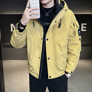 冬季新款工装羽绒服男 短款保暖羽绒外套夹克YR171-P215图片