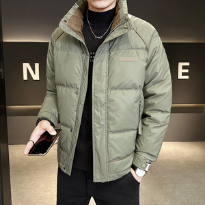 冬季店主风立领羽绒服男 短款外衣 保暖羽绒外套Y582-P165图片