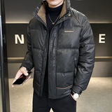 冬季店主风立领羽绒服男短款外衣保暖羽绒外套Y582-P165，男装羽绒服，电商A239