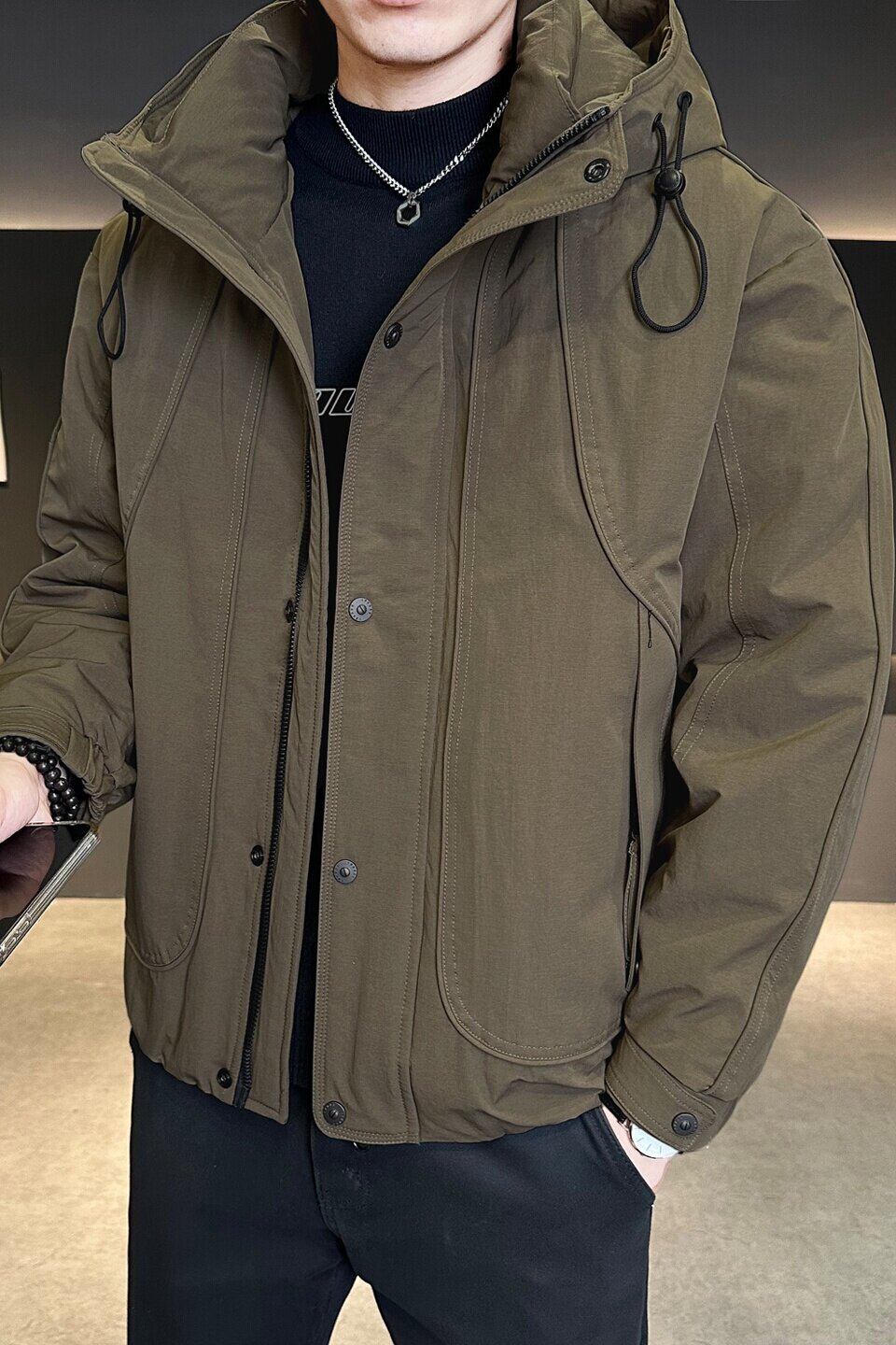 冬季新款工装羽绒服男短款保暖羽绒外套Y2576-P255,男装羽绒服,电商A239