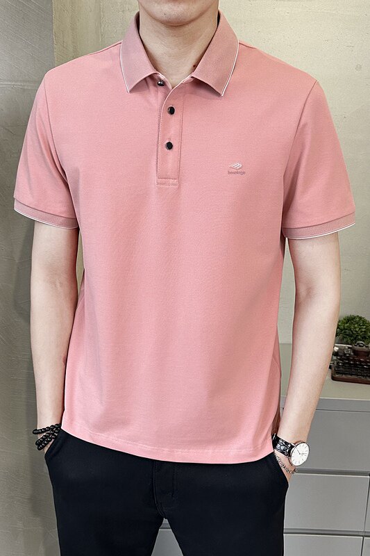 夏季新款男士短袖T恤时尚百搭休闲上衣潮牌半袖POLO衫PL8601-P65,男装Polo衫,电商A239