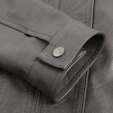 春季短款皮衣翻领外套男韩版修身机车皮夹克P5582-P145，男装夹克，电商A239