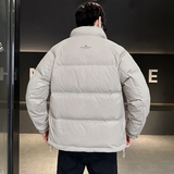 新款拼色立领羽绒服男短款外衣保暖羽绒外套Y611-P165，男装羽绒服，电商A239