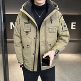 冬季店主风新款工装羽绒服男短款保暖羽绒外套Y3697-P235，男装羽绒服，电商A239