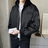 春季男士可拆卸帽子夹克外套时尚百搭宽松上衣男装潮JK2526-P160，男装夹克，电商A239