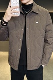 标轻薄羽绒服男冬季潮流翻领短款外套男士夹克Y8906-P165，男装夹克，电商A239