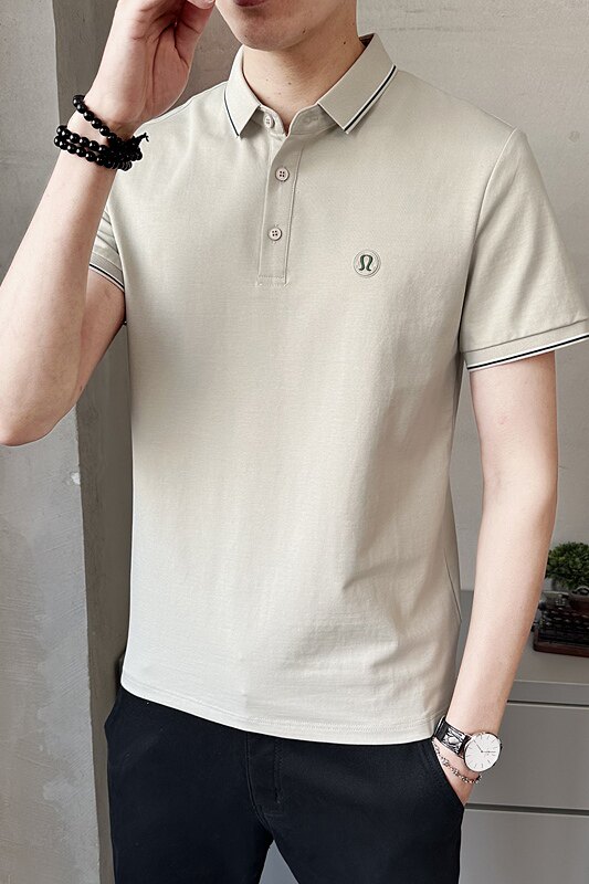 潮牌翻领POLO衫短袖t恤男士夏季新款韩版潮流体恤上衣PL88505-P58,男装Polo衫,电商A239