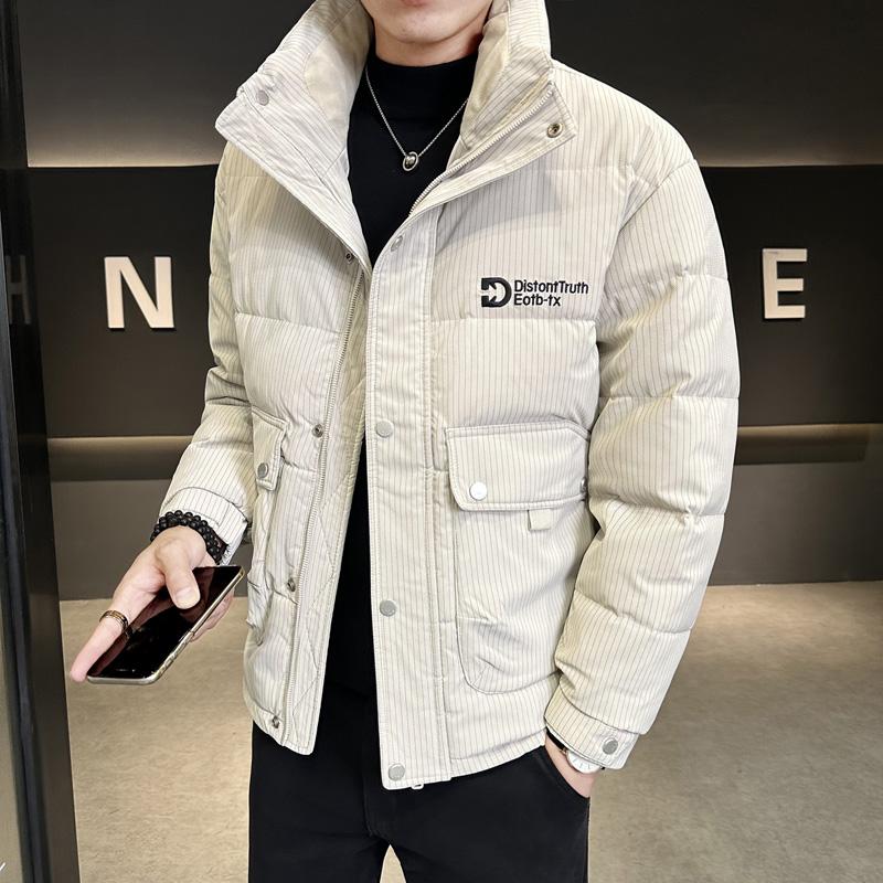 冬季店主新款立领羽绒服男短款外衣保暖羽绒外套Y8673-P195,男装羽绒服,电商A239