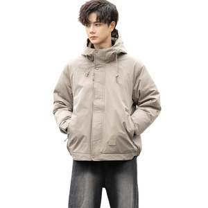 标连帽羽绒服男冬季潮流休闲短款外套男士夹克Y2523-P198图片