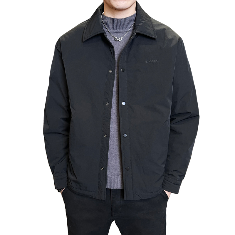 标轻薄羽绒服男冬季潮流翻领短款休闲外套男士夹克Y5530-P165，男装夹克，电商A239