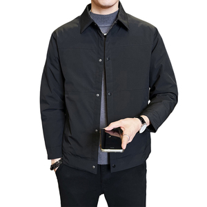 标轻薄羽绒服男工装风冬季潮流翻领短款外套男士夹克Y967-P165图片