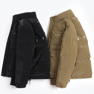 冬季新款立领皮羽绒服男 短款外衣 保暖羽绒外套Y6803-P195图片