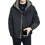 冬季新款工装羽绒服男短款保暖羽绒外套夹克YR171-P215，男装夹克，电商A239