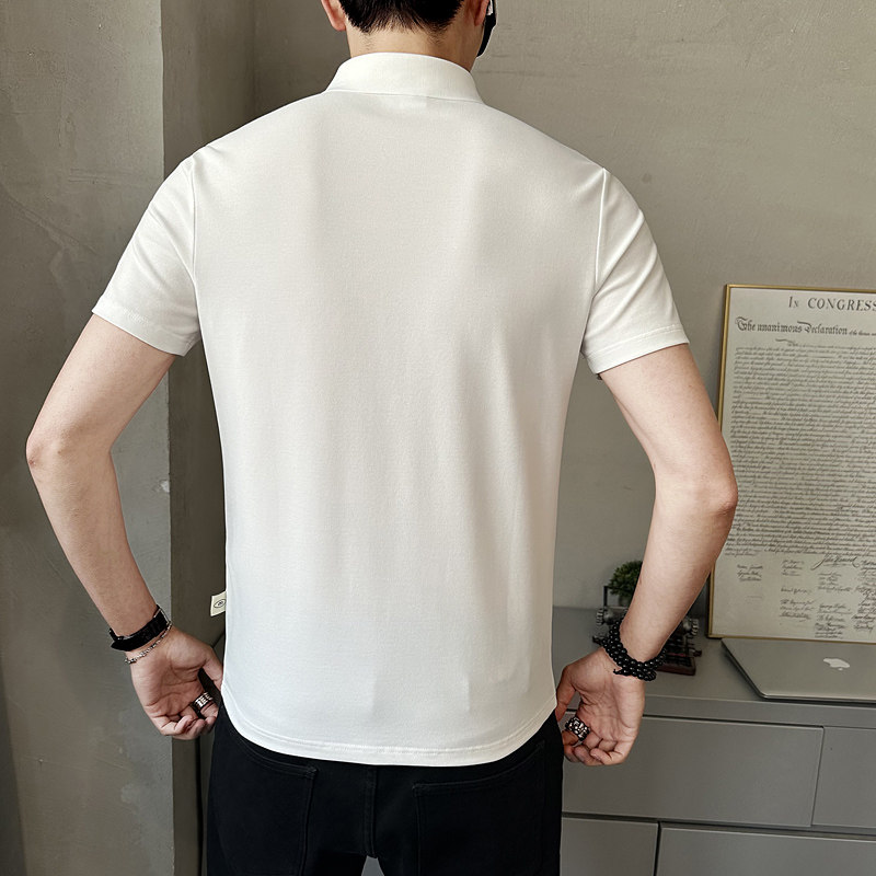 夏季新款男士短袖T恤时尚百搭休闲上衣潮牌半袖POLO衫PL88551-P55,男装Polo衫,电商A239