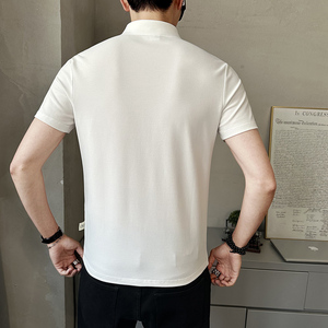 夏季新款男士短袖T恤时尚百搭休闲上衣潮牌半袖POLO衫PL88551-P55图片
