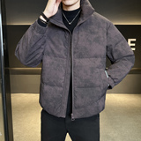 冬季店主风新款立领标羽绒服男短款保暖羽绒外套Y12032-P230，男装羽绒服，电商A239