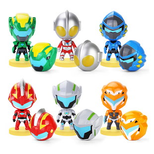 儿童Q版大得可变形钢铁飞龙仿真男孩桌面游戏摆件模型玩具