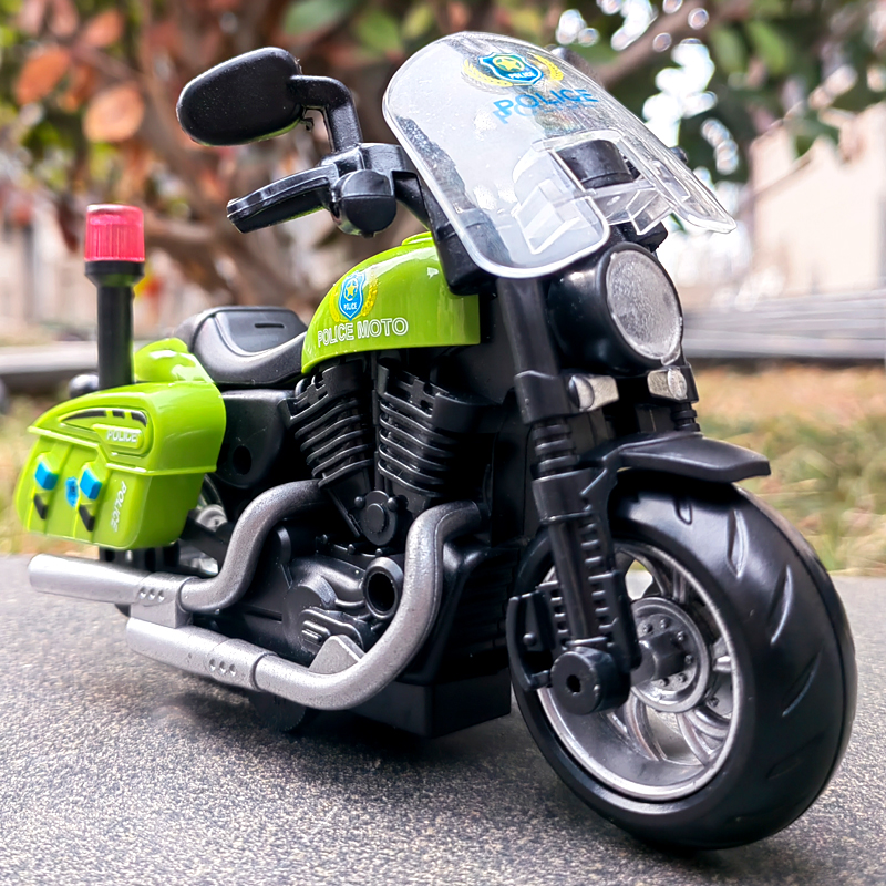 儿童警用摩托车惯性警察巡逻车铁骑特警炫酷机车仿真赛车模型玩具