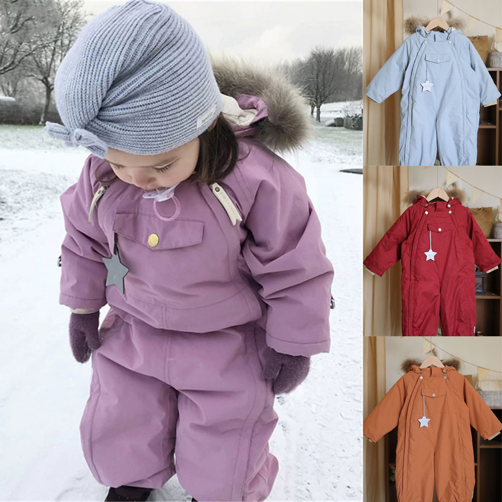 25秋冬新款MAT男女宝童装加厚防风防水连体棉服儿童滑雪服