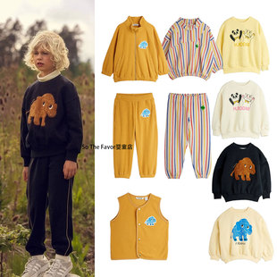 加绒套装 dini小动物系列儿童毛圈卫衣卫裤 外套 M.R 2025秋冬新款