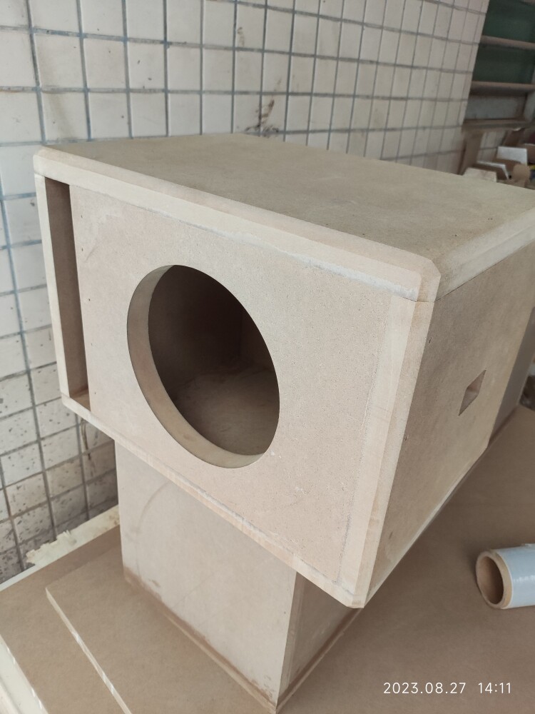 12寸10寸8寸低音炮车载迷宫音箱体定制毛坯震撼超低音牢固无共振