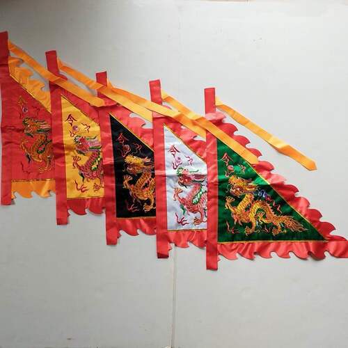 厦门佛具店五色令旗龙旗三角旗