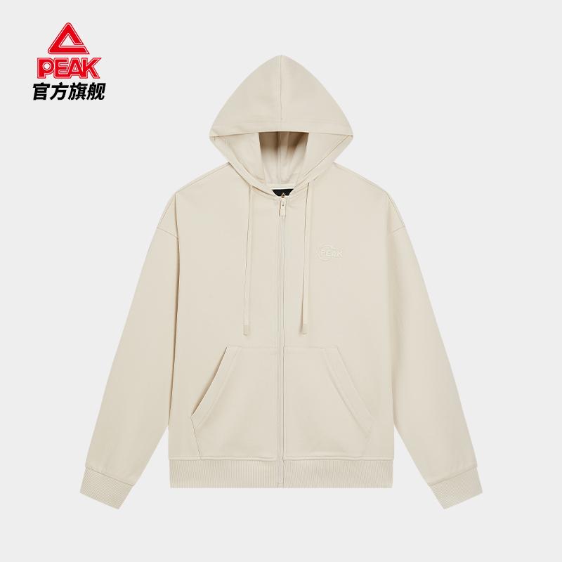 匹克运动外套女款春秋季新款时尚潮流百搭针织连帽开胸单衣上衣