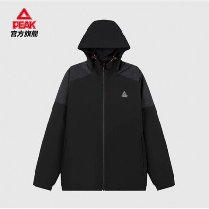 匹克男女同款PEAK 加绒风衣防风梭织外套运动服F2241007/F2241008