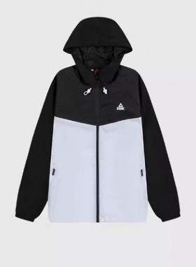 匹克2024春季新款女子梭织风衣时尚撞色速干运动风衣外套F2241012