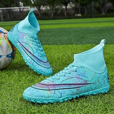 新款C罗刺客足球鞋男鞋女鞋碎钉长钉男童小学生成人学生比赛训练